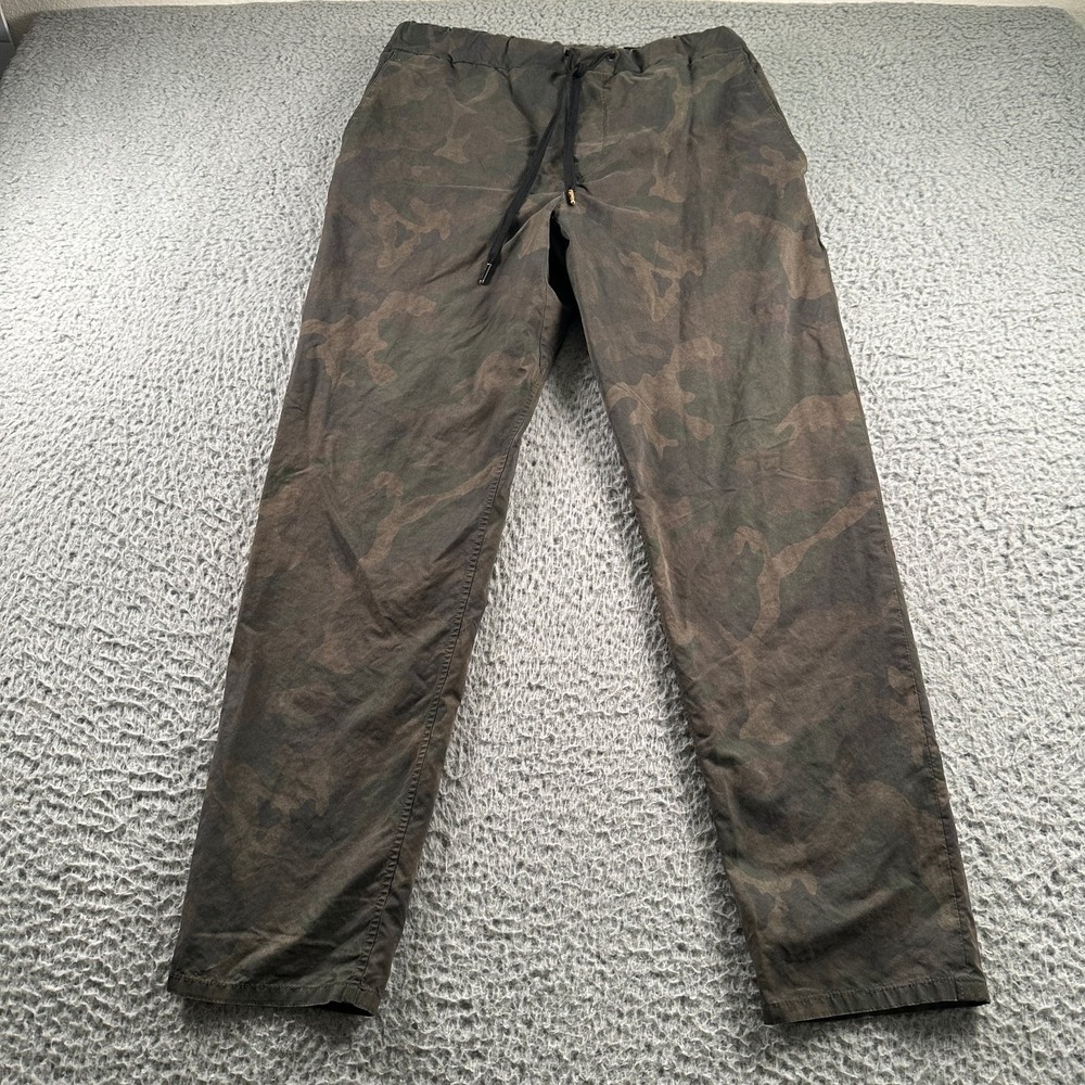 rag & bone Men's Camo Drawstring‎ Pants Medium Polyester Nylon Made In USA